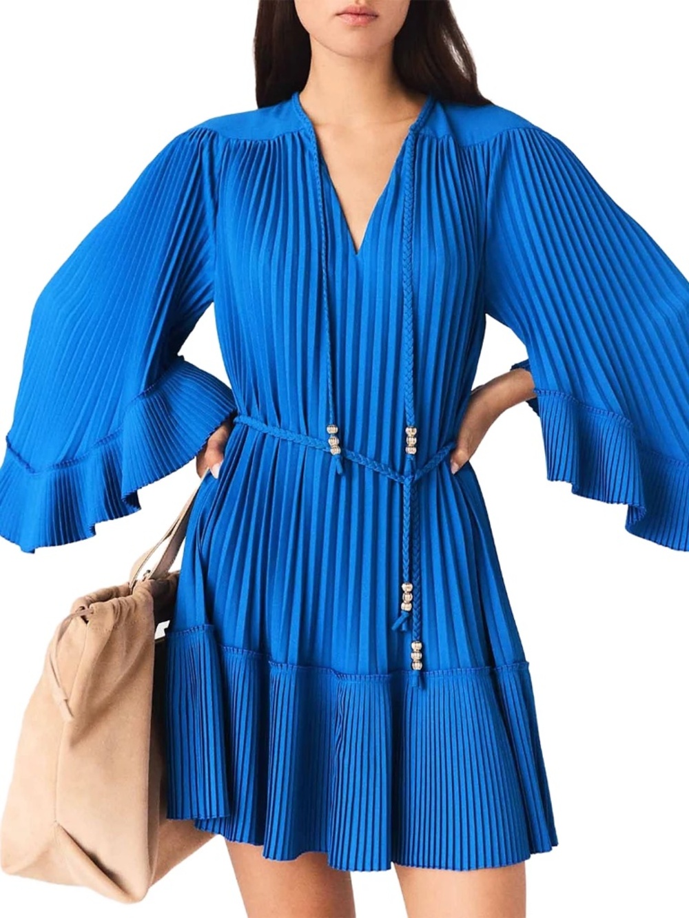Rilaje Short Pleated Dress